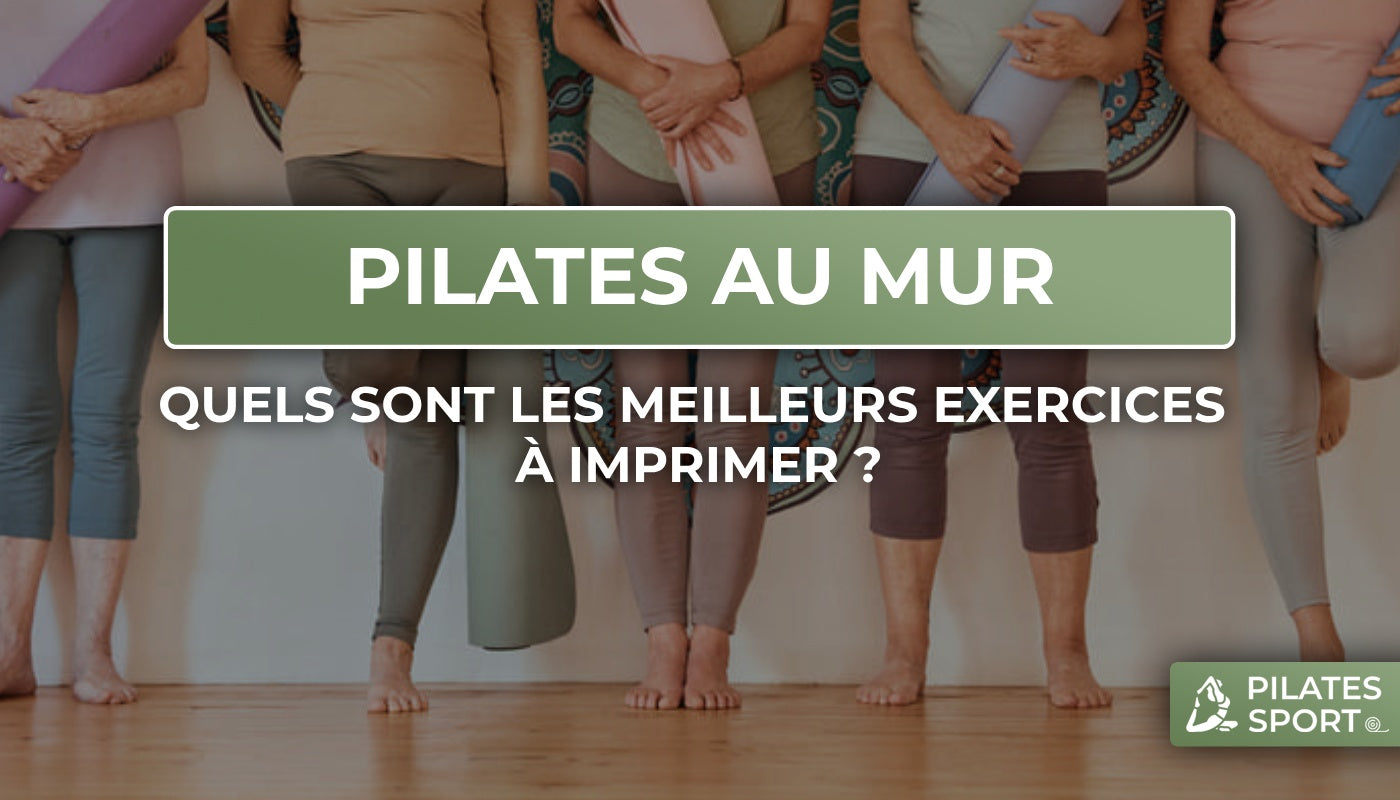 pilates sport, pilates au mur, pilates exercices à imprimer