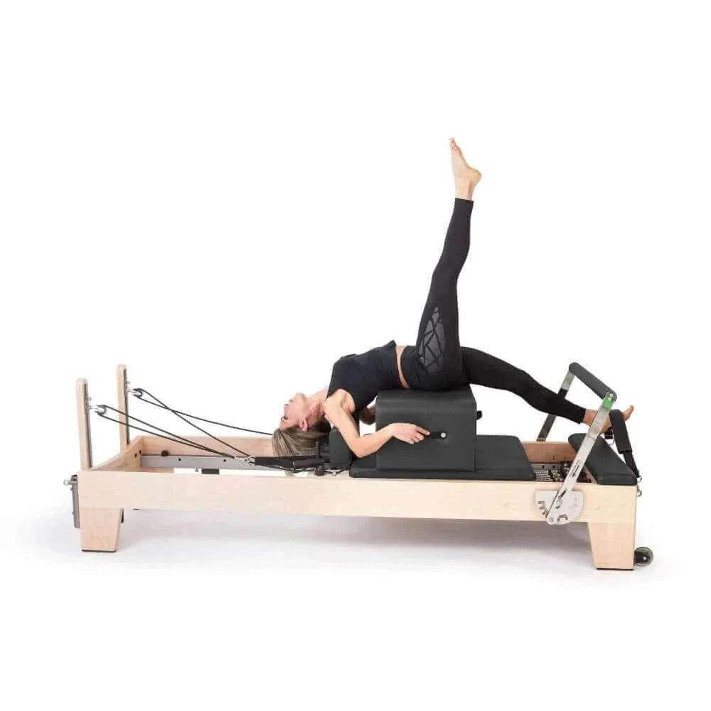 Reformer Pilates Élite en Bois pour Professionnels et Domicile