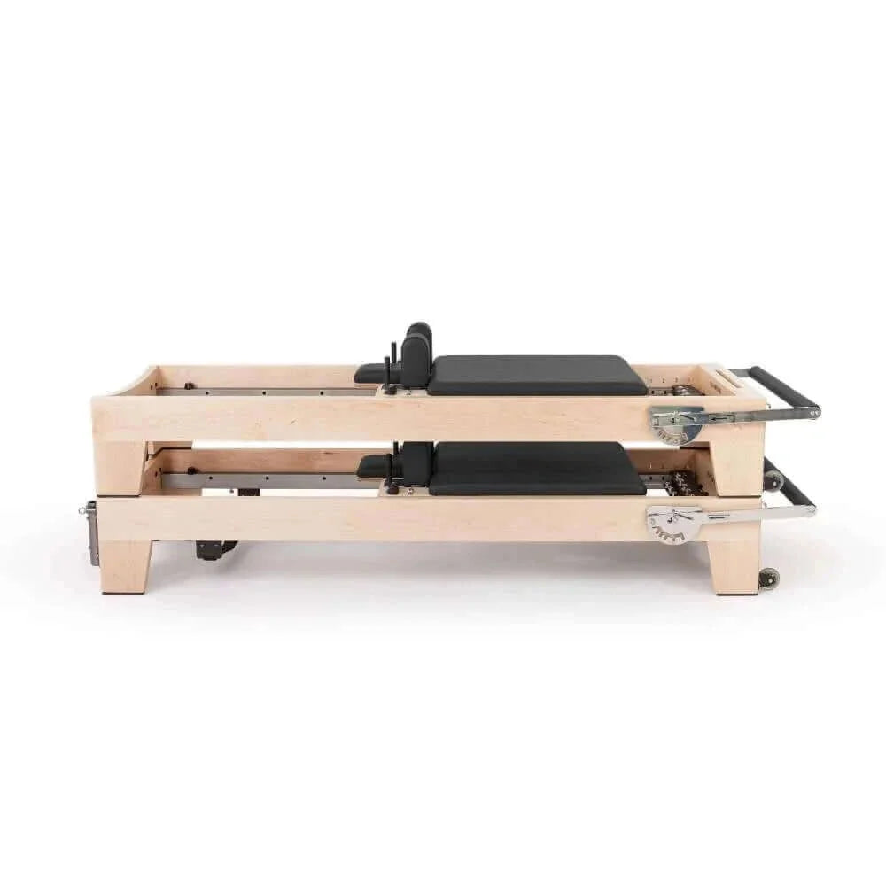 Reformer Pilates Élite en Bois pour Professionnels et Domicile