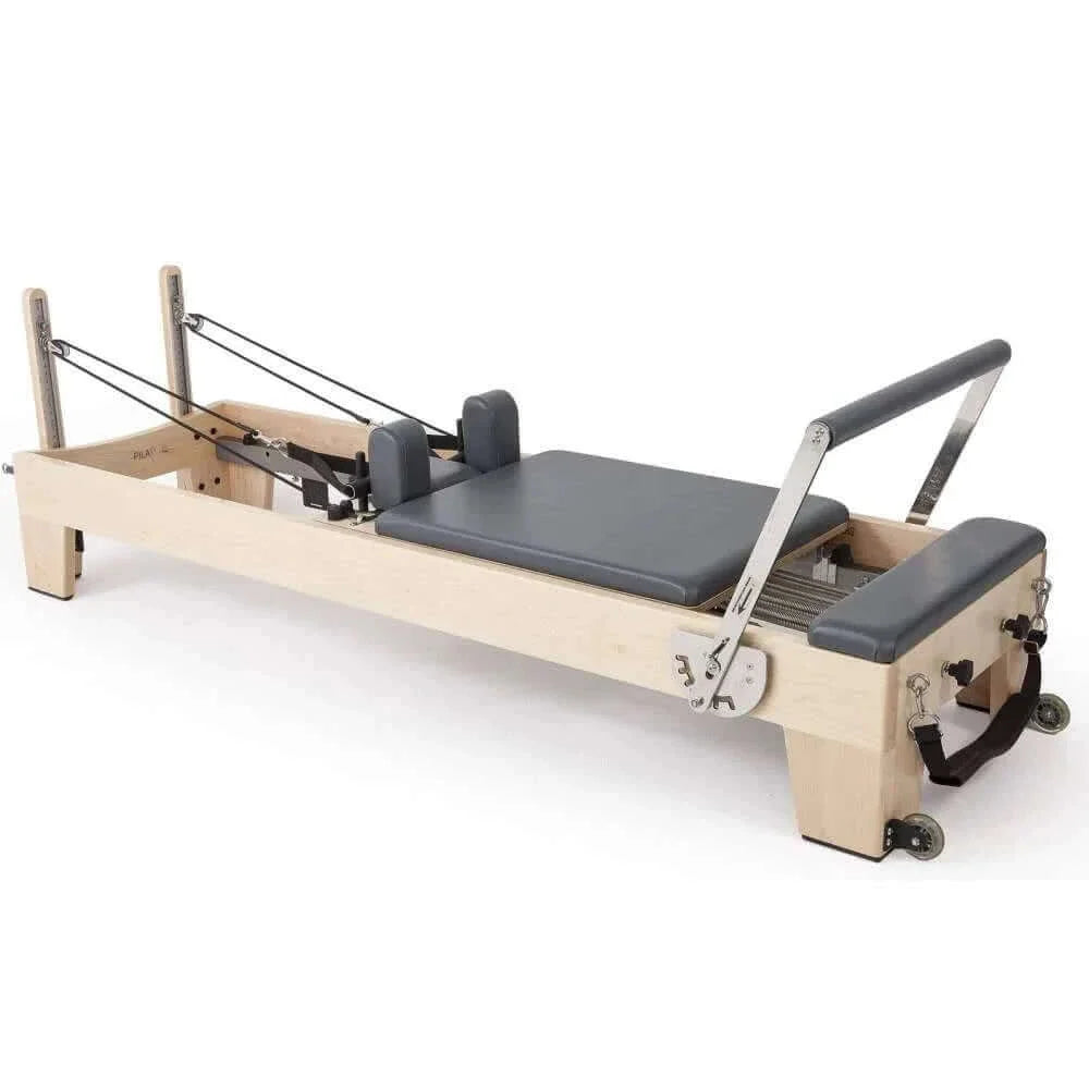 Reformer Pilates Élite en Bois pour Professionnels et Domicile