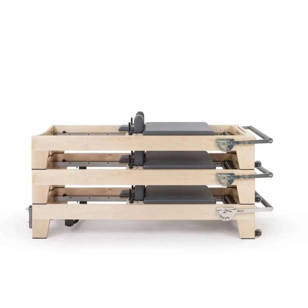 Reformer Pilates Élite en Bois pour Professionnels et Domicile