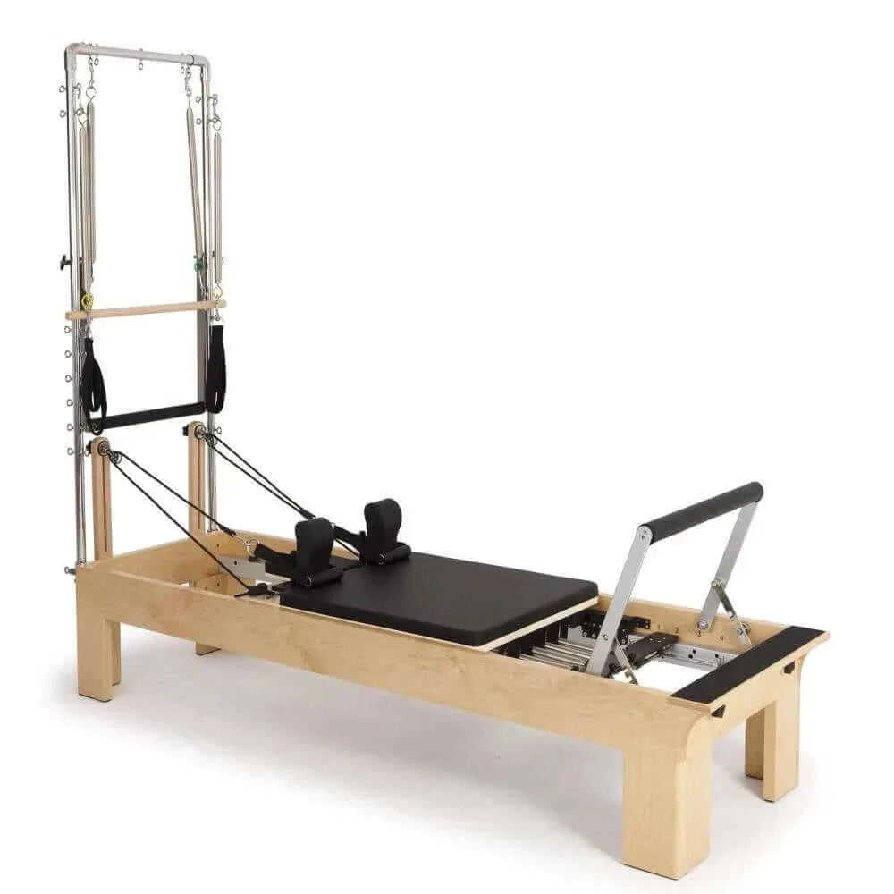 Reformer Pilates en Bois de Qualité avec Tour – Usage Polyvalent